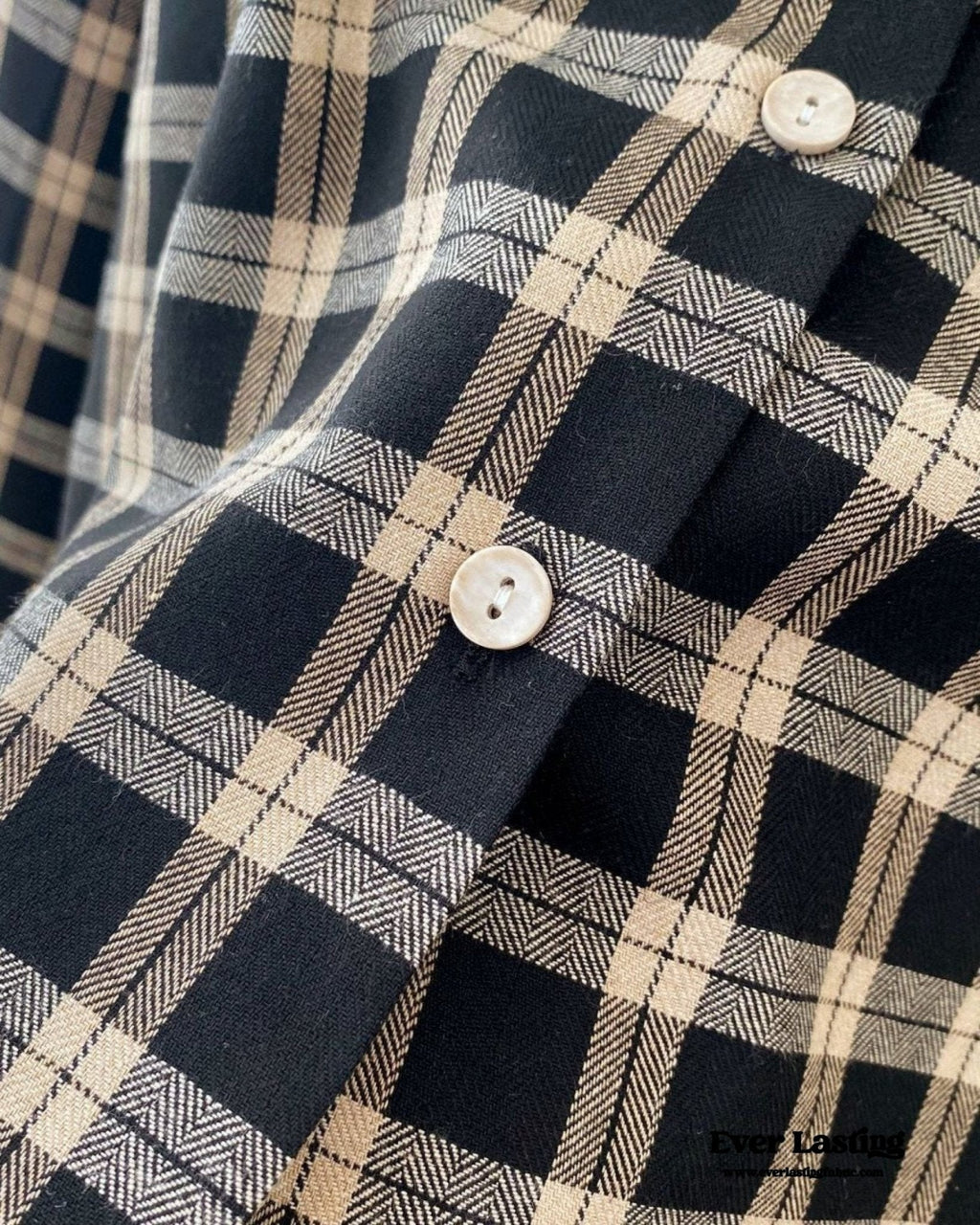 Scarlett Classic Plaid Black Pajama Set