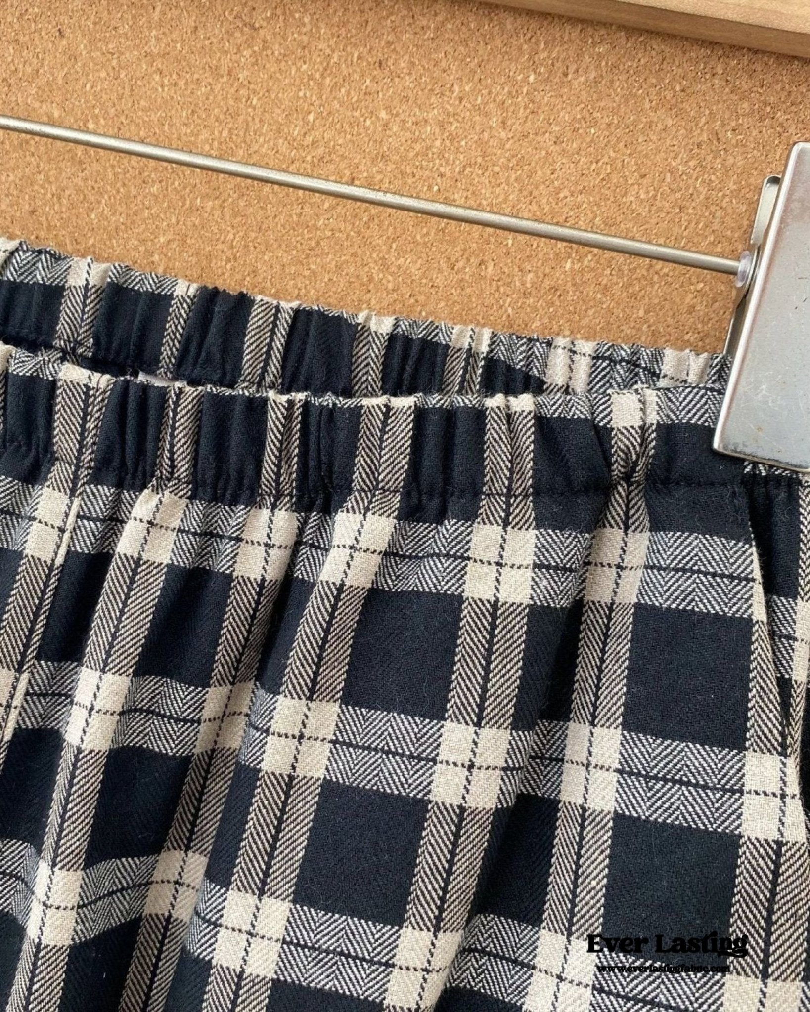 Scarlett Classic Plaid Black Pajama Set