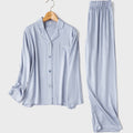 Silky Classic Morandi Silky Pajama Set / Blue