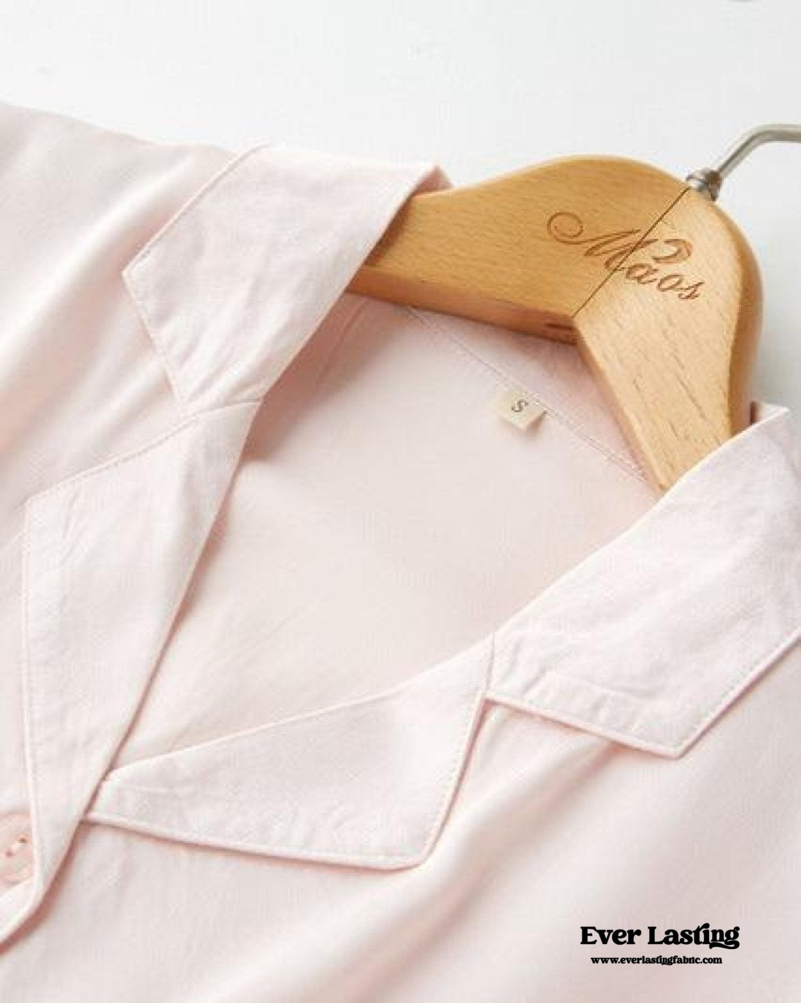 Silky Classic Morandi Silky Pajama Set / Blue