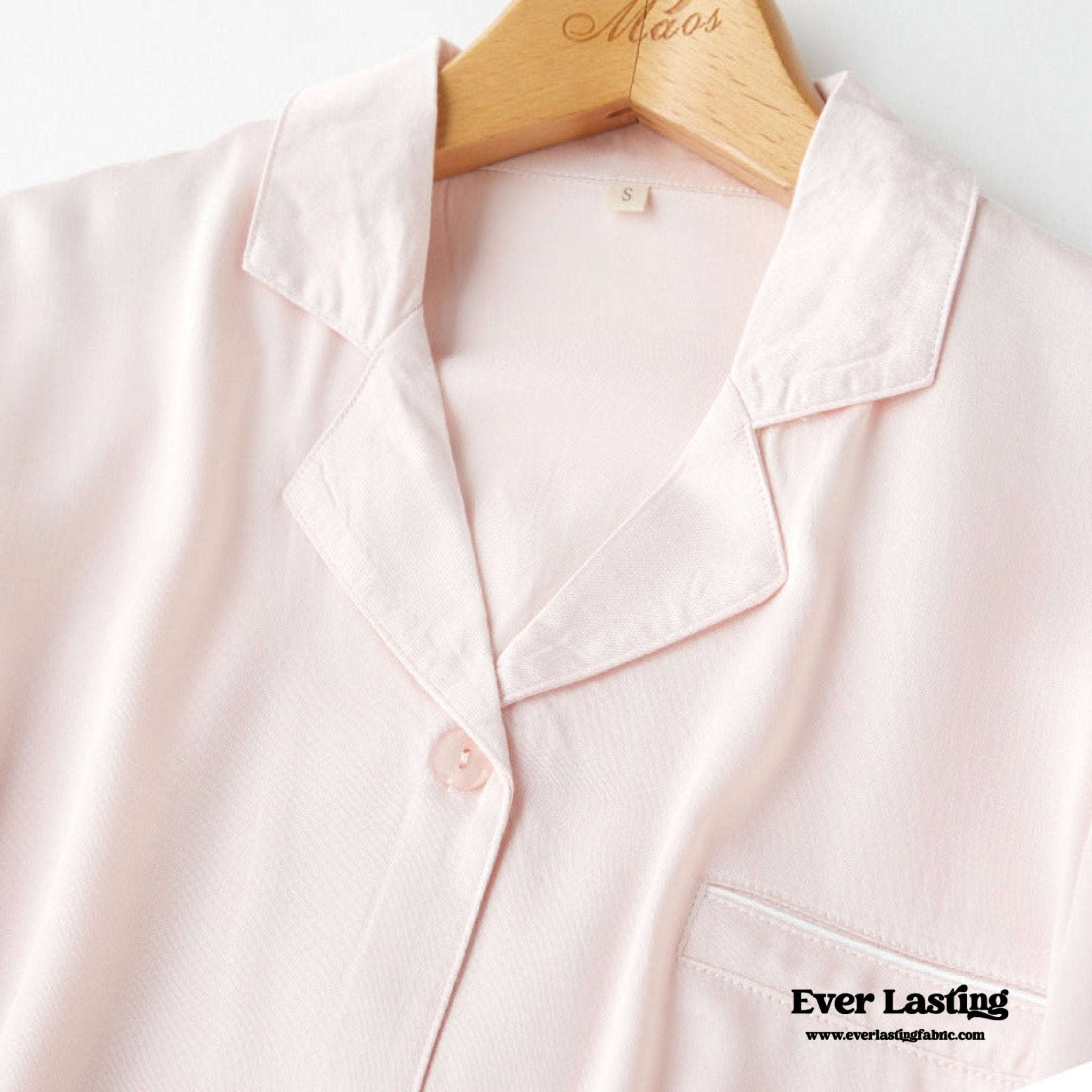 Silky Classic Morandi Silky Pajama Set / Blue