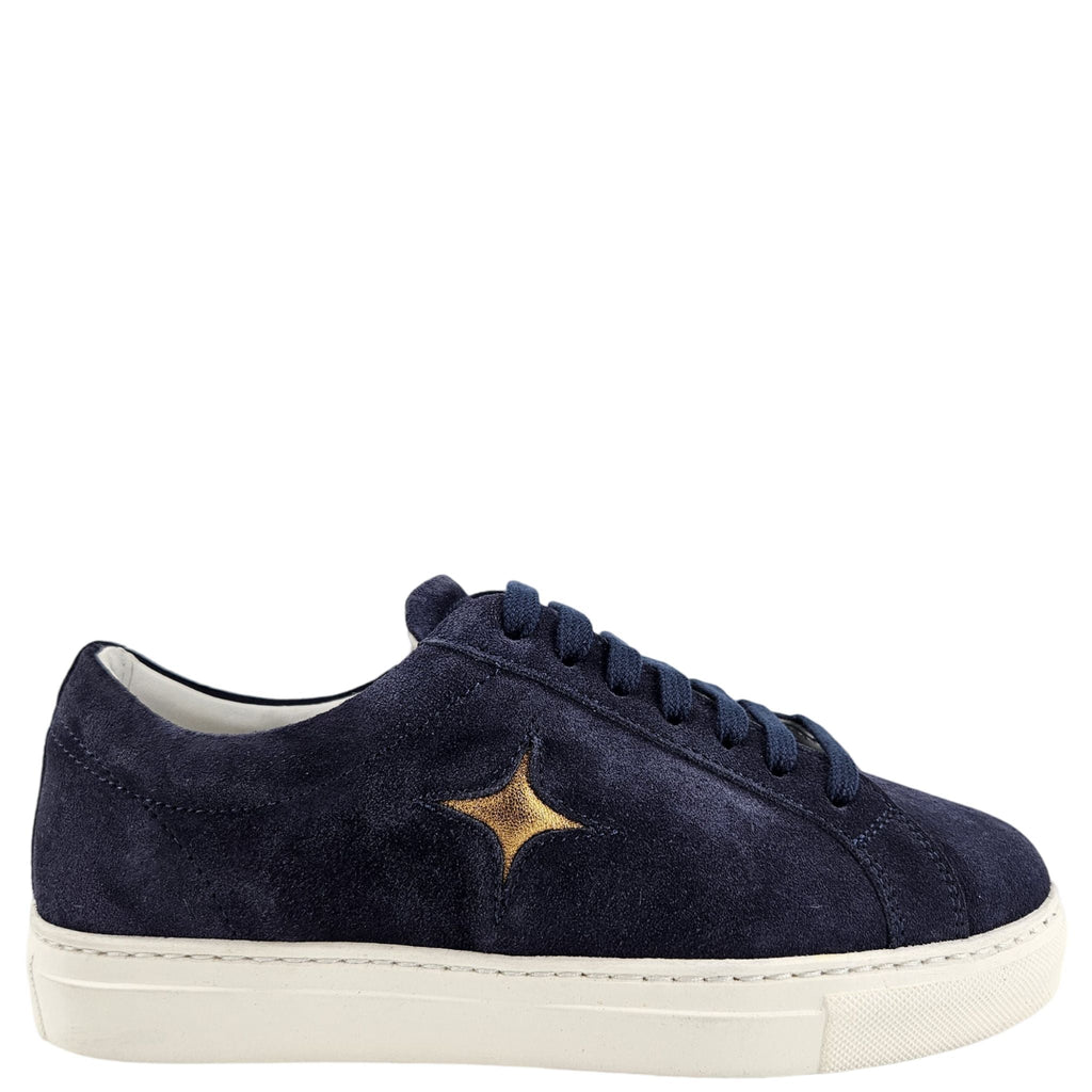 Blue Suede Sirius Star Womens Sneaker
