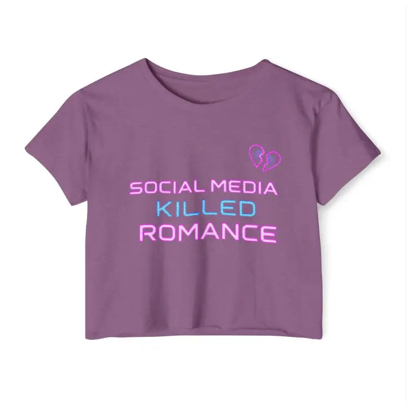 Ocean State Styles Crop Top Social Media Killed Romance