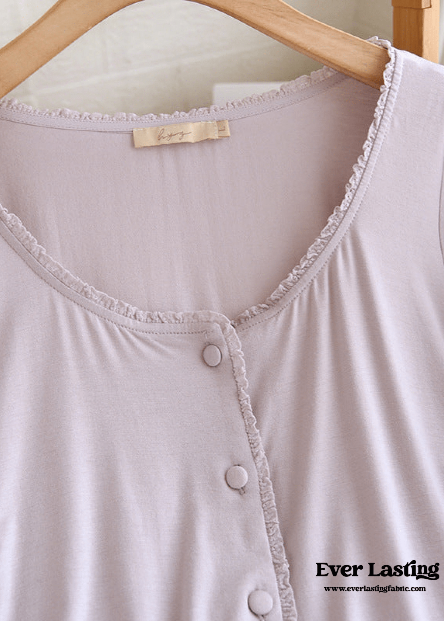 Solid Tank and Long Pants with Cardigan Pajama Set / Purple