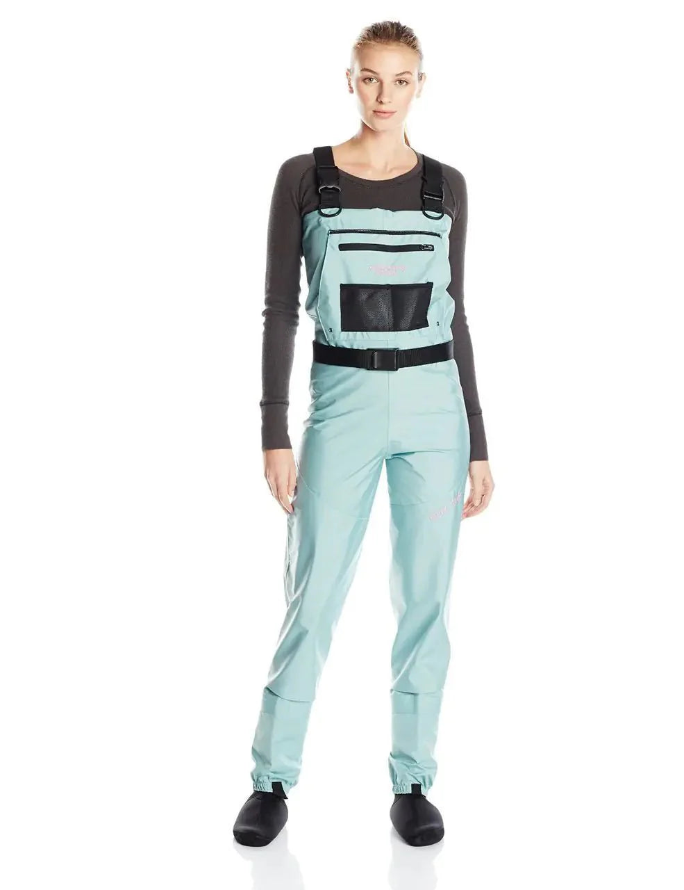 Caddis Womens Attractive Teal Deluxe Breathable Stocking Foot Chest Wader Small Queen