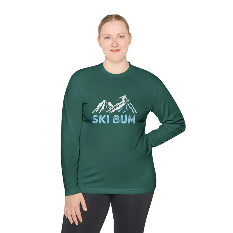 Ocean State Styles Ski Bum Long Sleeve Tee Moisture Wicking