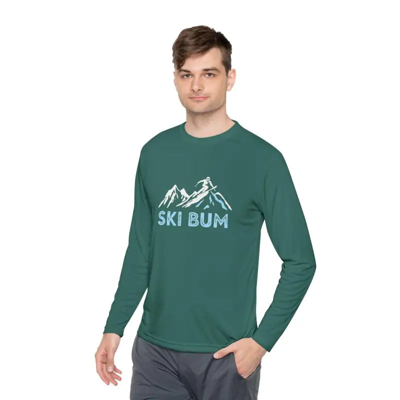 Ocean State Styles Ski Bum Long Sleeve Tee Moisture Wicking