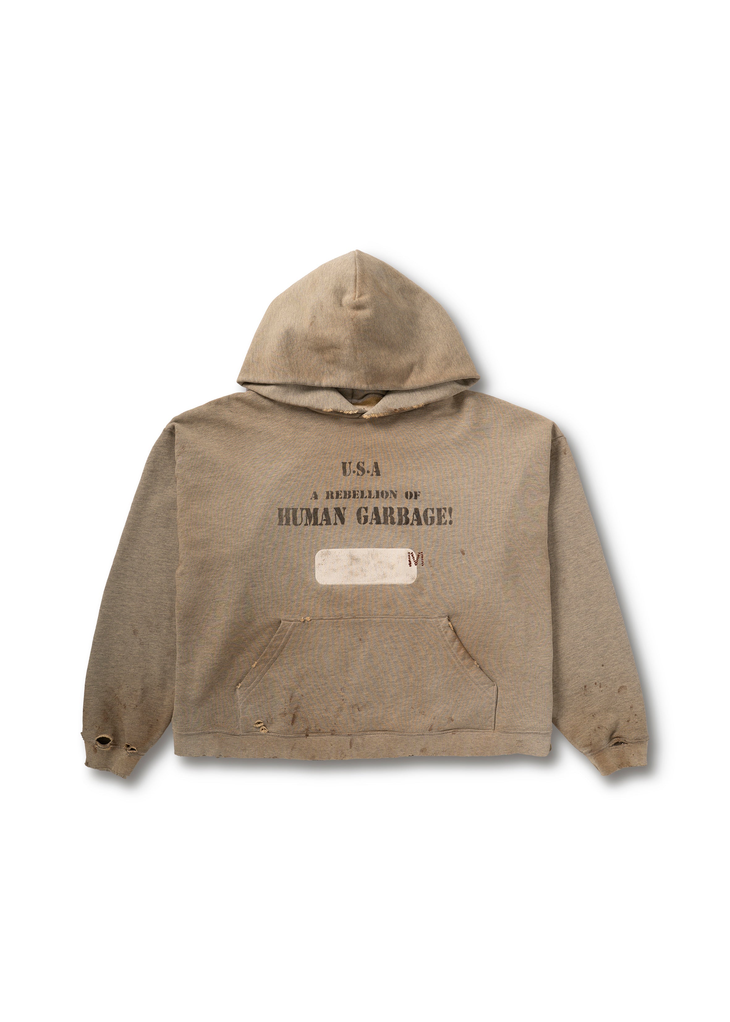 "REBELLION OF HUMAN GARBAGE!" HOODIE