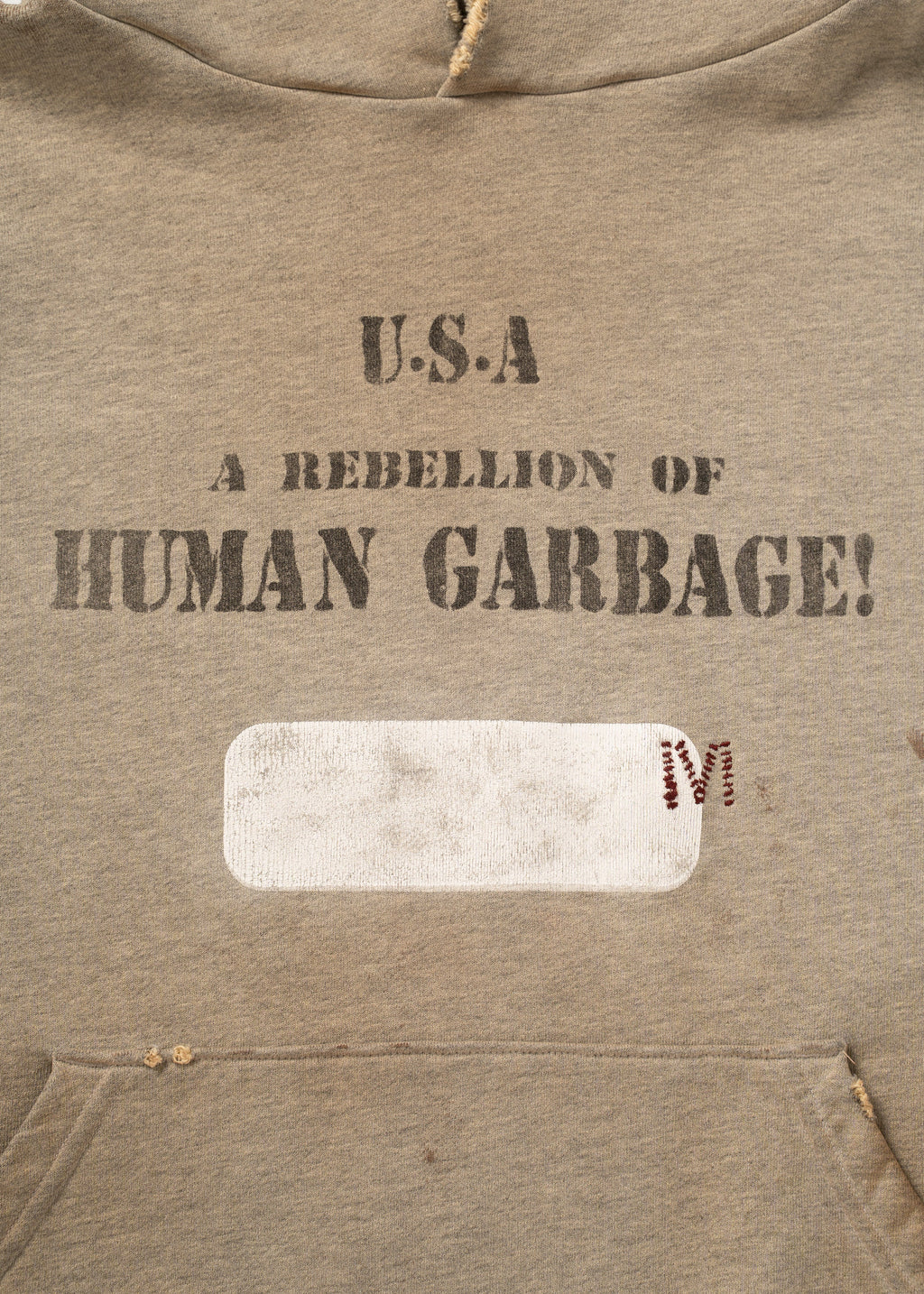 "REBELLION OF HUMAN GARBAGE!" HOODIE