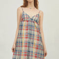 Vintage Inspired Plaid Pajama Dress