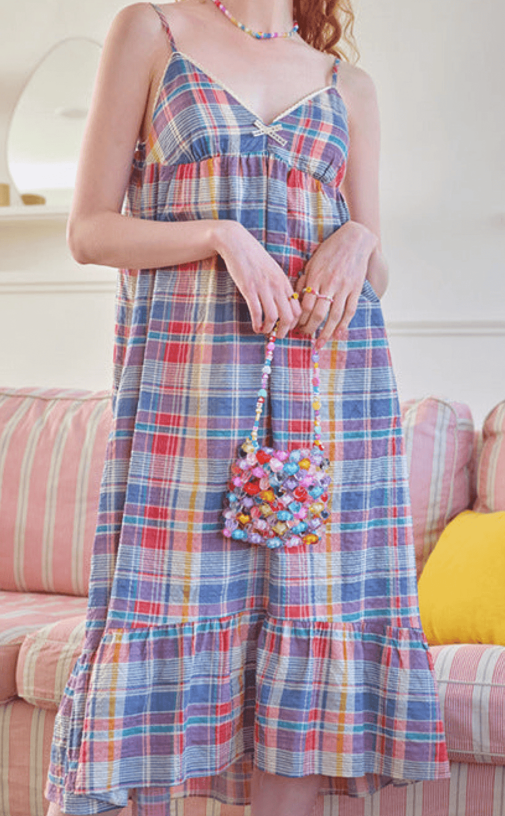 Vintage Inspired Plaid Pajama Dress