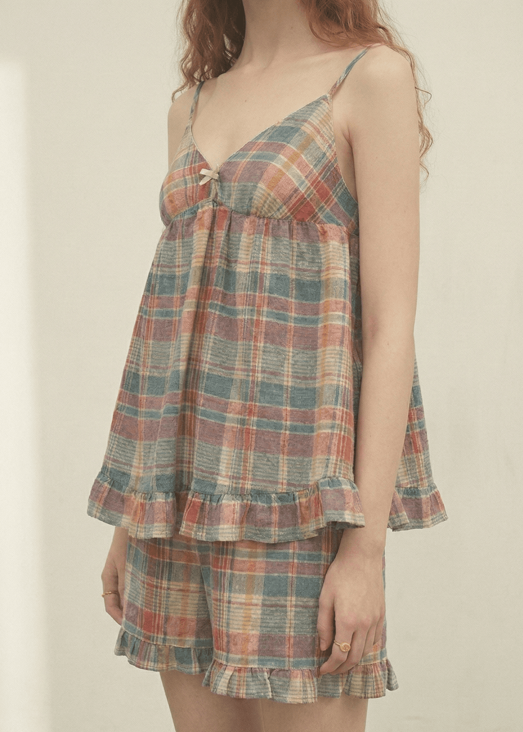 Vintage Inspired Plaid Pajama Dress