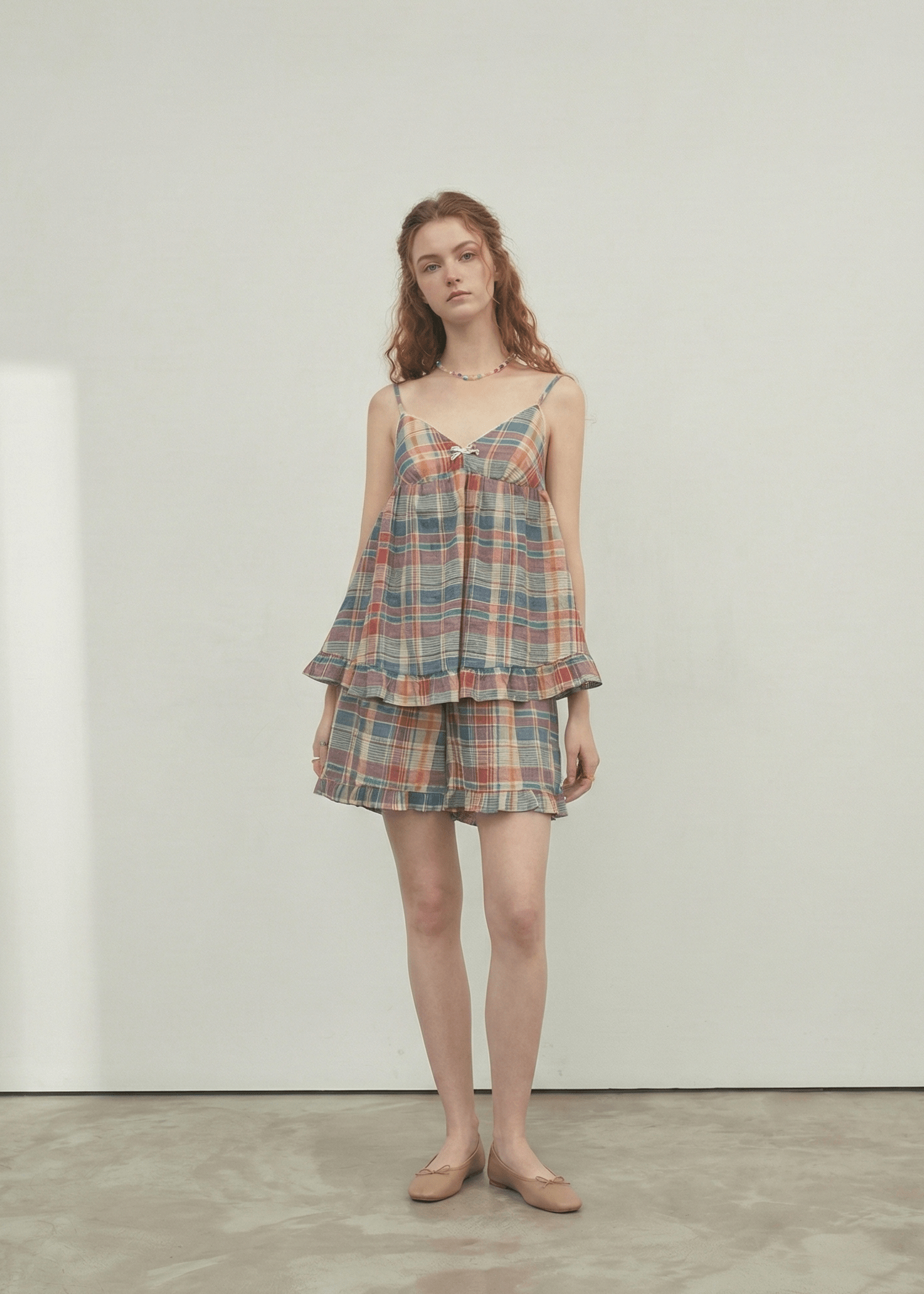 Vintage Inspired Plaid Pajama Dress