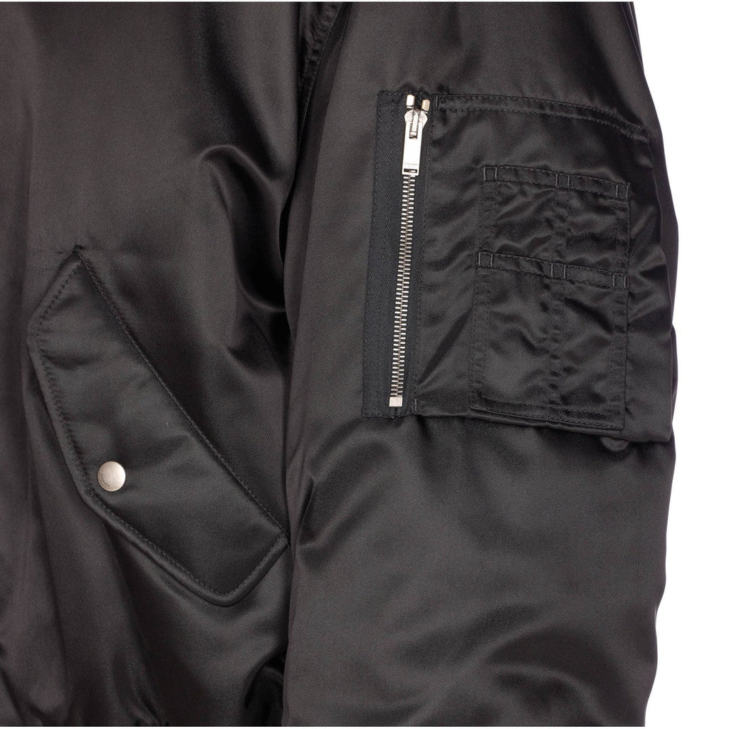 Saint Laurent Men Waterproof Nylon Serge Bomber