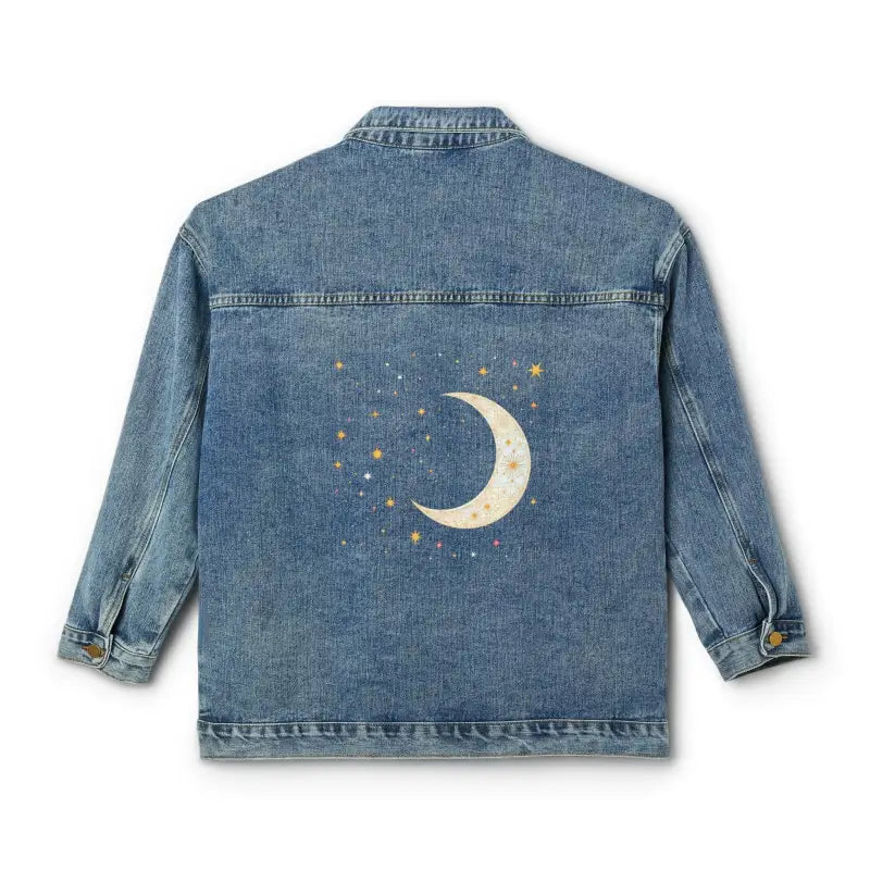 Ocean State Styles Denim Jacket Crescent Moon Stars