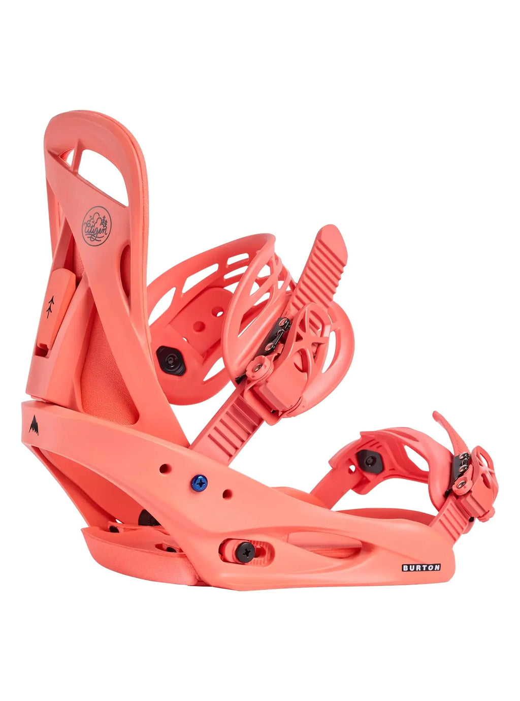 Burton Womens Citizen Re:Flex Snowboard Bindings Peach Echo M